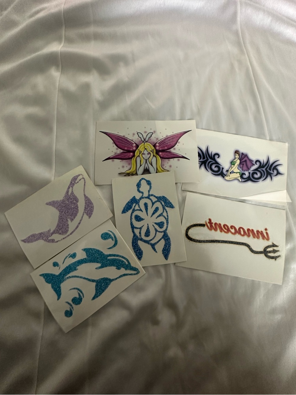 Vintage y2k temporary tattoo bundle